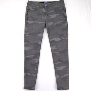 Democracy Gray Camo Ankle Jeans
